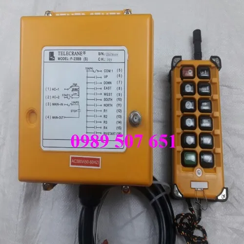 Điều khiển từ xa cầu trục 10 nút F23BB