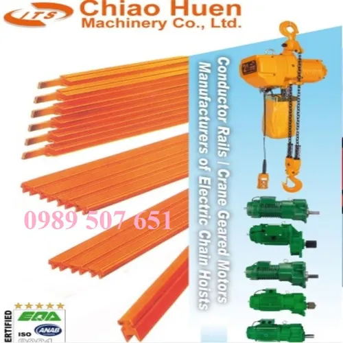 Ray điện an toàn cầu trục hiệu ITS Đài Loan