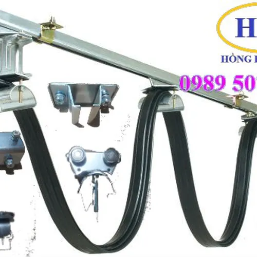 Thanh ray C dẫn cáp cầu  trục