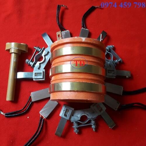 Cổ góp điện 3 pha đường kính trong 65 Cổ góp điện 3 pha đường kính trong 65