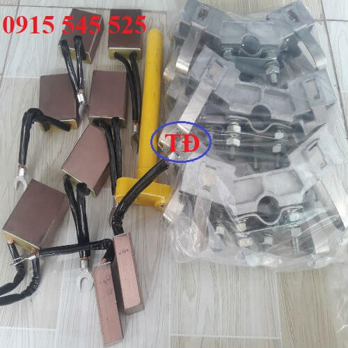 Bộ chổi than của cổ góp điện 4 pha Bộ chổi than của cổ góp điện 4 pha
