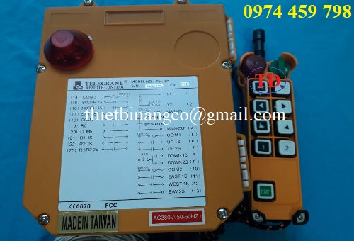Điều khiển từ xa F24-8D cho cầu trục Điều khiển từ xa F24-8D cho cầu trục