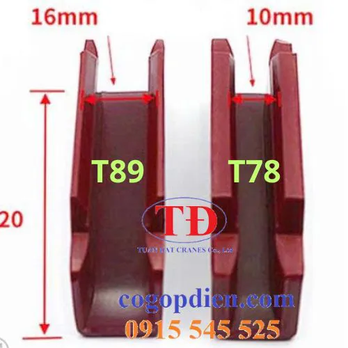 Shoes ray dẫn hướng thang máy T89