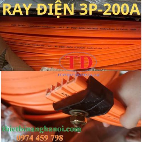 Ray điện an toàn cầu trục 3P 150A