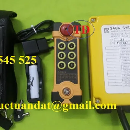 Điều khiển từ xa cầu trục pin sạc Icon-600N