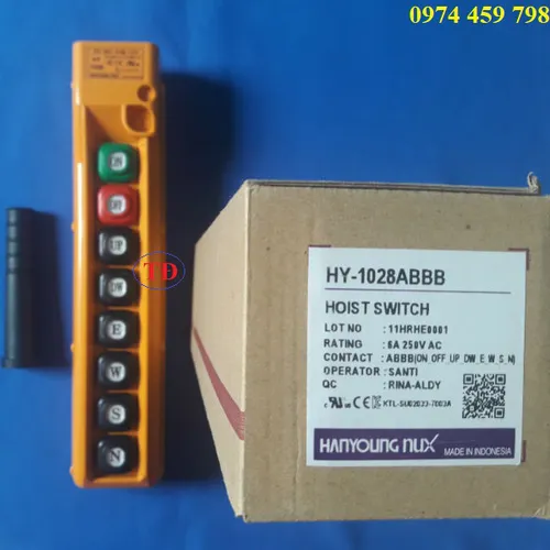 Tay bấm điều khiển cẩu trục