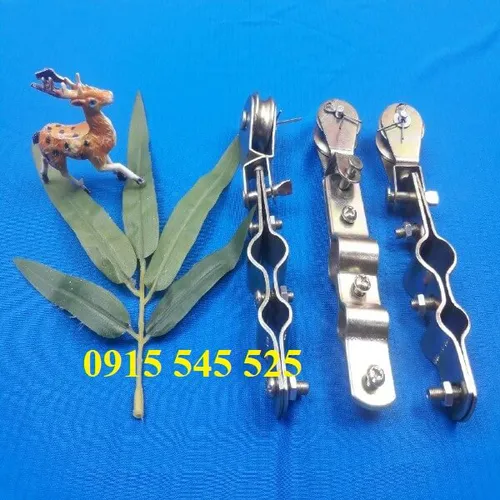 Trolley treo cáp 2 lỗ