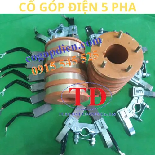 Vành góp điện 5 pha