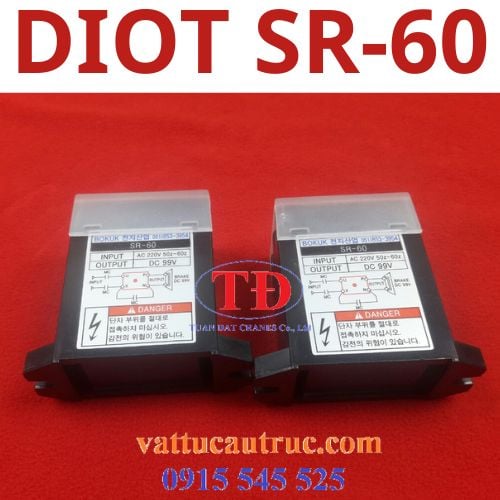 Diot chỉnh lưu vào 220V ra 99V SR-60 Diot chỉnh lưu vào 220V ra 99V SR-60