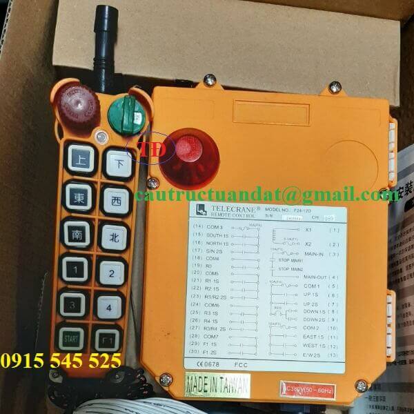 Điều khiển từ cầu trục F24-12D Điều khiển từ cầu trục F24-12D