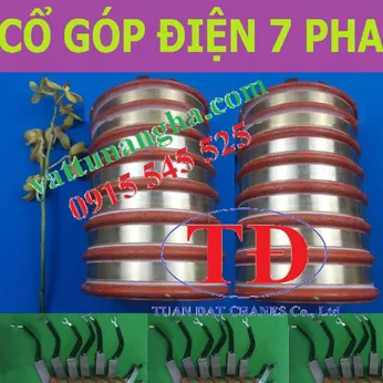 Cổ góp điện 7 pha kích thước 70 x 155 x 220 mm