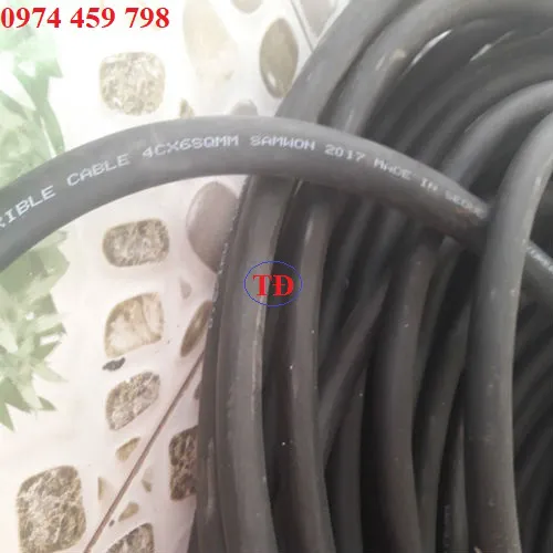 Cáp cao su cầu trục