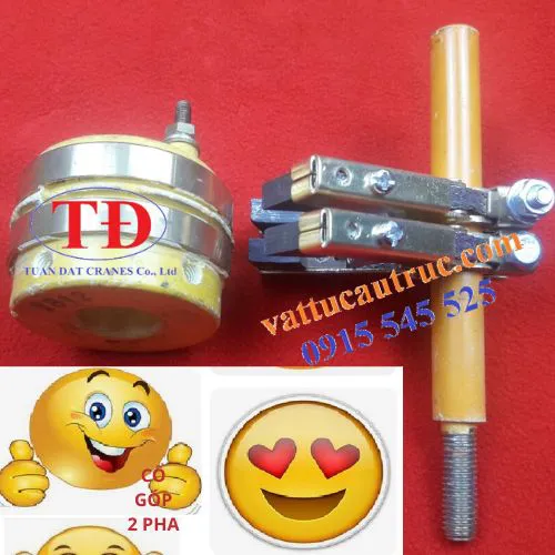 Cụm cổ góp điện 2 pha