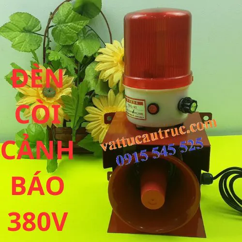 Đèn còi cảnh báo có loa 380V