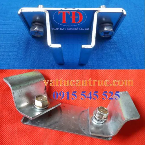Kẹp treo cố định ray C cầu trục