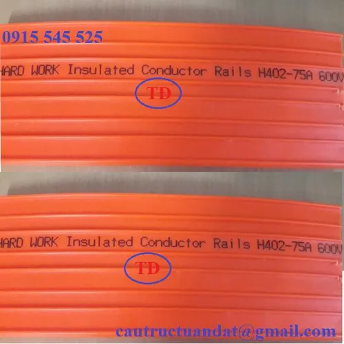 Ray điện an toàn 4P-75A cho cầu trục