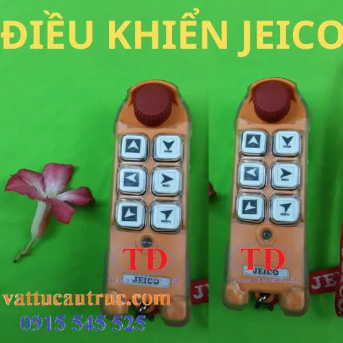 Tay bấm điều khiển cầu trục, hiệu JEICO, model JREMO 6KA