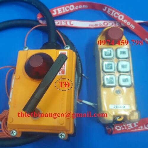 Điều khiển từ xa cầu trục Jeico Điều khiển từ xa cầu trục Jeico