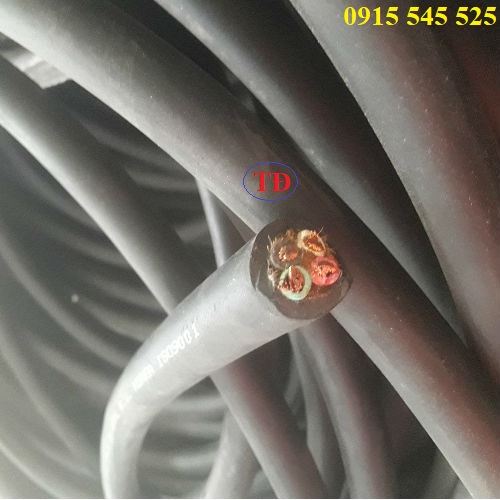 Cáp cao su 4Cx6.0 Hàn Quốc Cáp cao su 4Cx6.0 Hàn Quốc