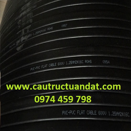 Hình ảnh cáp dẹt cầu trục Hình ảnh cáp dẹt cầu trục