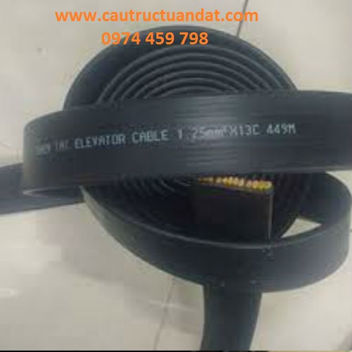 Dây cáp điện dẹp cho ray C Dây cáp điện dẹp cho ray C