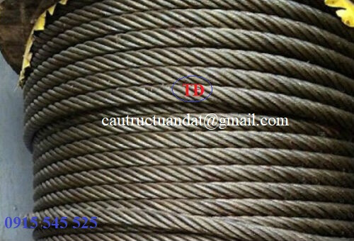 Cáp thép cầu trục loại phi 14 Cáp thép cầu trục loại phi 14