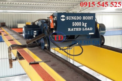 Cầu trục dầm đơn 5 tấn Cầu trục dầm đơn 5 tấn