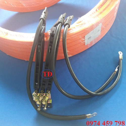 Hình ảnh chổi tiếp điện 3P 100A cho cầu trục Hình ảnh chổi tiếp điện 3P 100A cho cầu trục