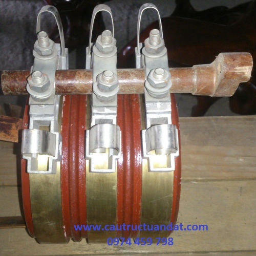 Hình ảnh cổ góp điện 3 vành trượt Hình ảnh cổ góp điện 3 vành trượt