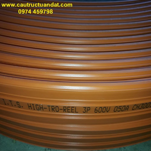 Ray điện an toàn cầu trục loại 3P 600V, 50A Ray điện an toàn cầu trục loại 3P 600V, 50A