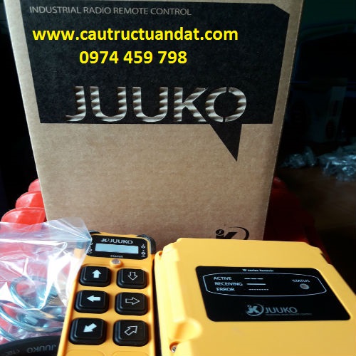 Hình điều khiển từ xa cầu trục của hãng Juuko Hình điều khiển từ xa cầu trục của hãng Juuko