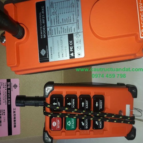 Hình ảnh remote điều khiển cầu trục từ xa Hình ảnh remote điều khiển cầu trục từ xa