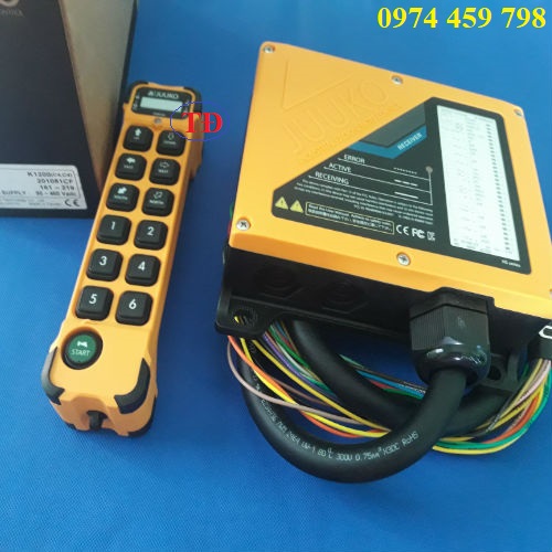 Điều khiển từ xa cầu trục Juuko K1200 Điều khiển từ xa cầu trục Juuko K1200