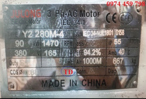 Motor 120HP 90Kw Motor 120HP 90Kw