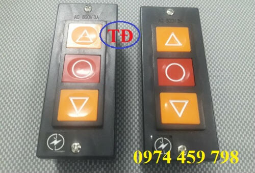 Nút bấm điều khiển 2 nút lên xuống Nút bấm điều khiển 2 nút lên xuống