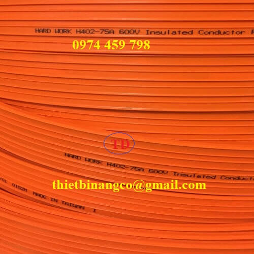 Ray điện cầu trục 4P - 75A insulated conductor Ray điện cầu trục 4P - 75A insulated conductor