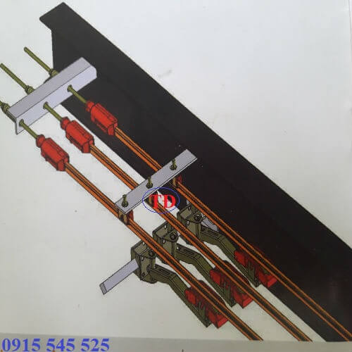 Ray điện cầu trục 1P Ray điện cầu trục 1P