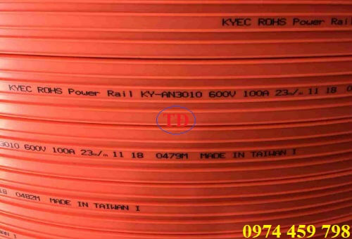 Ray điện an toàn cầu trục hiệu Kyec 3P 100A Ray điện an toàn cầu trục hiệu Kyec 3P 100A