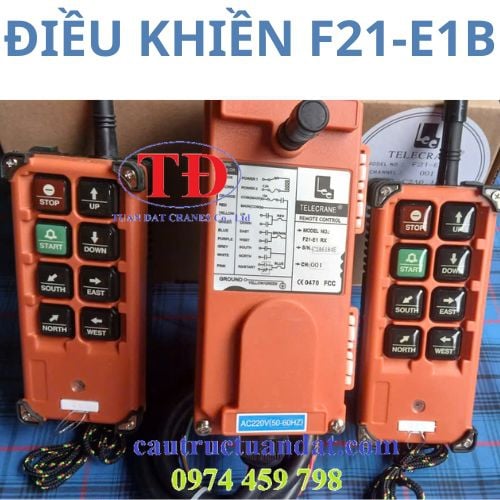 Điều khiển từ xa F21-E1B 2 tay bấm loại 220V