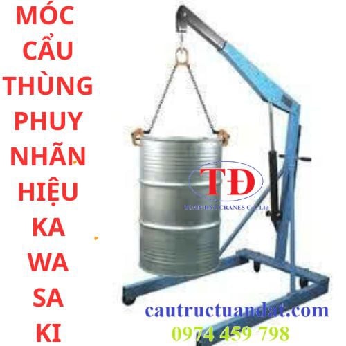 Móc cẩu thùng phuy Kawasaki