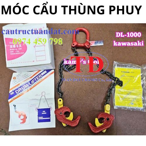 Móc cẩu thùng phuy Kawasaki