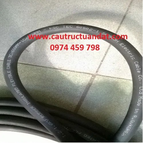 Cáp cao su cho cầu trục