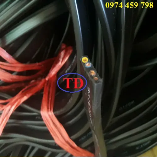 Cáp dẹt điều khiển cầu trục