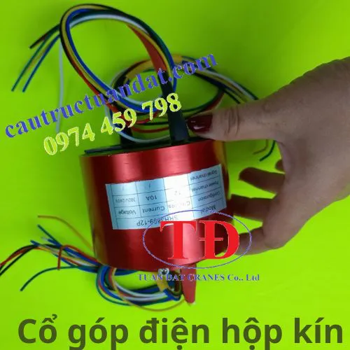 Cổ góp điện hộp kín 12 pha