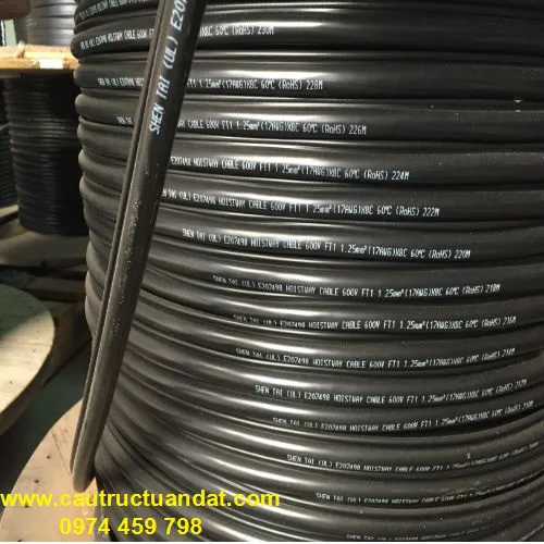 Dây cáp cho nút bấm điều khiển cầu trục