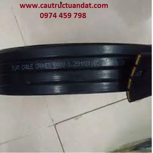 Dây cáp điện dẹp cho ray C cầu trục