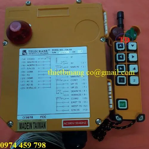 Điều khiển từ xa 8 nút 2 cấp tốc độ