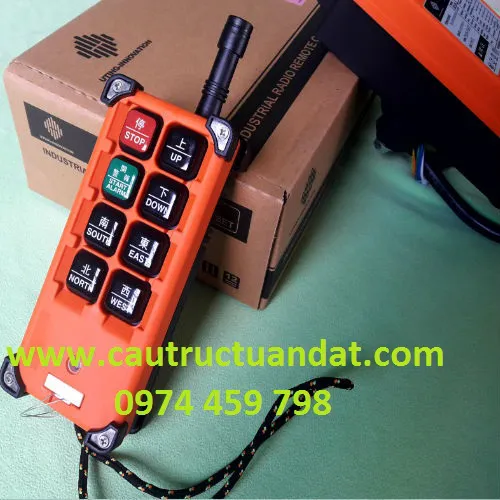 Điều khiển từ xa cầu trục 8 nút RF21