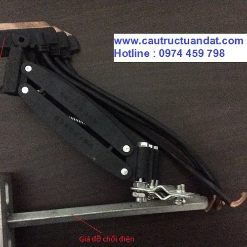 Giá đỡ chổi tiếp điện