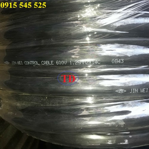 Cáp điều khiển cầu trục qui cách 1.25mm2x14C Cáp điều khiển cầu trục qui cách 1.25mm2x14C